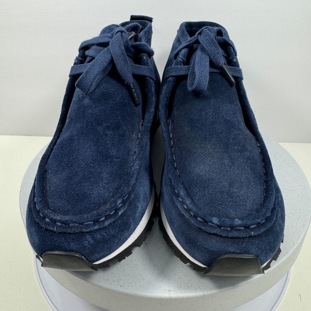Tory Sport Women Chukka Boots Suede Lace Up Casual Navy Comfort Size 7.5 - Picture 6 of 14